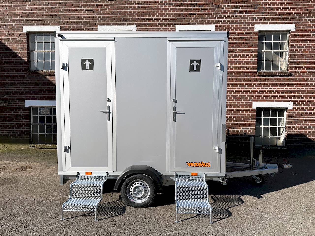 VEZEKO WC D 24.72 1+1 | TOILETTENANHÄNGER | SILBER 