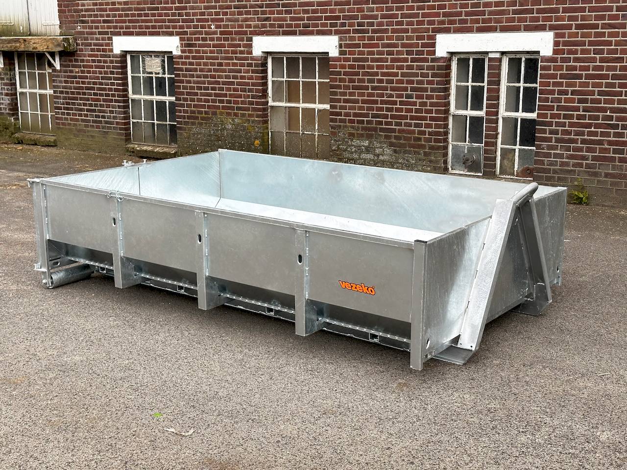 VEZEKO Abrollmulde 58cm Stahlblech feuerverzinkt