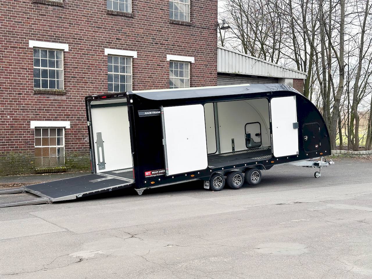 BRIAN JAMES RACE TRANSPORTER 7 | 397-6023-35-3-10-B | TRIDEM | ZUSATZRAMPEN