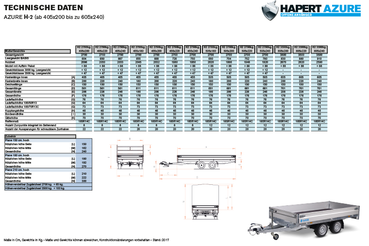 Azure H-2 ab 405x200cm