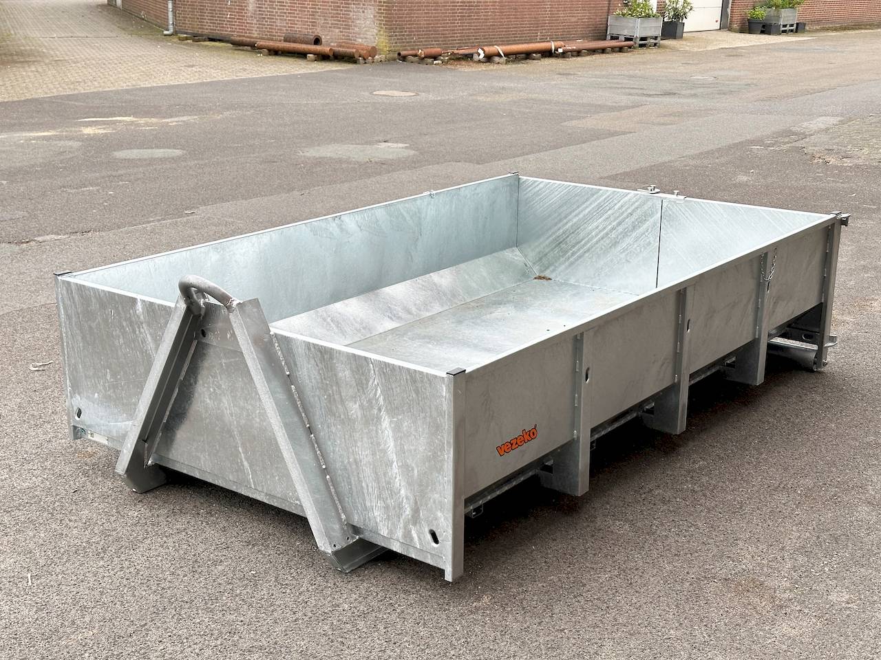 VEZEKO Abrollmulde 58cm Stahlblech feuerverzinkt
