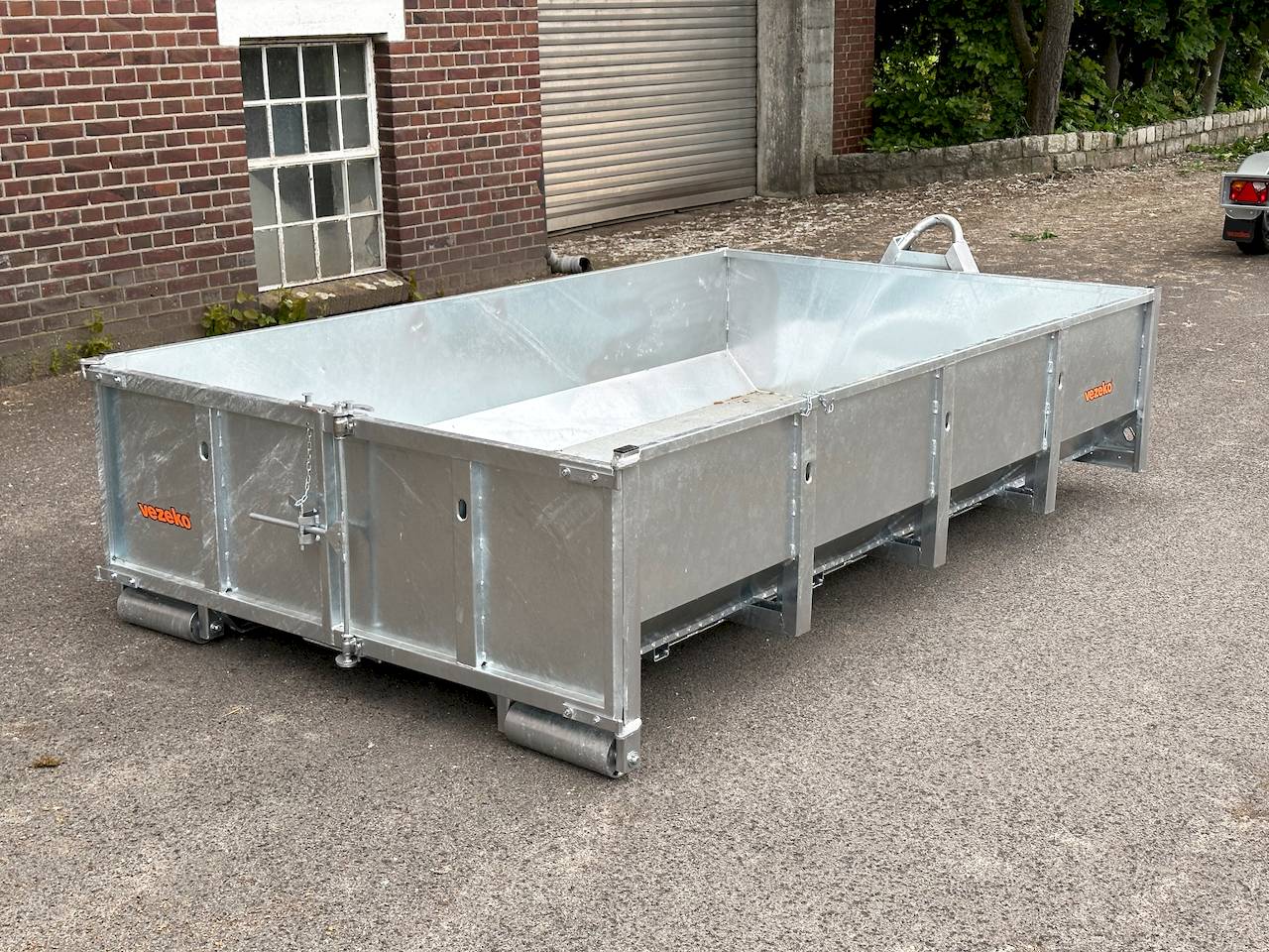VEZEKO Abrollmulde 58cm Stahlblech feuerverzinkt